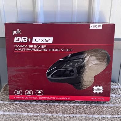 NEW Pair of Polk Audio 6x9 Speakers (Marine Certified) Great for Boat or Auto!