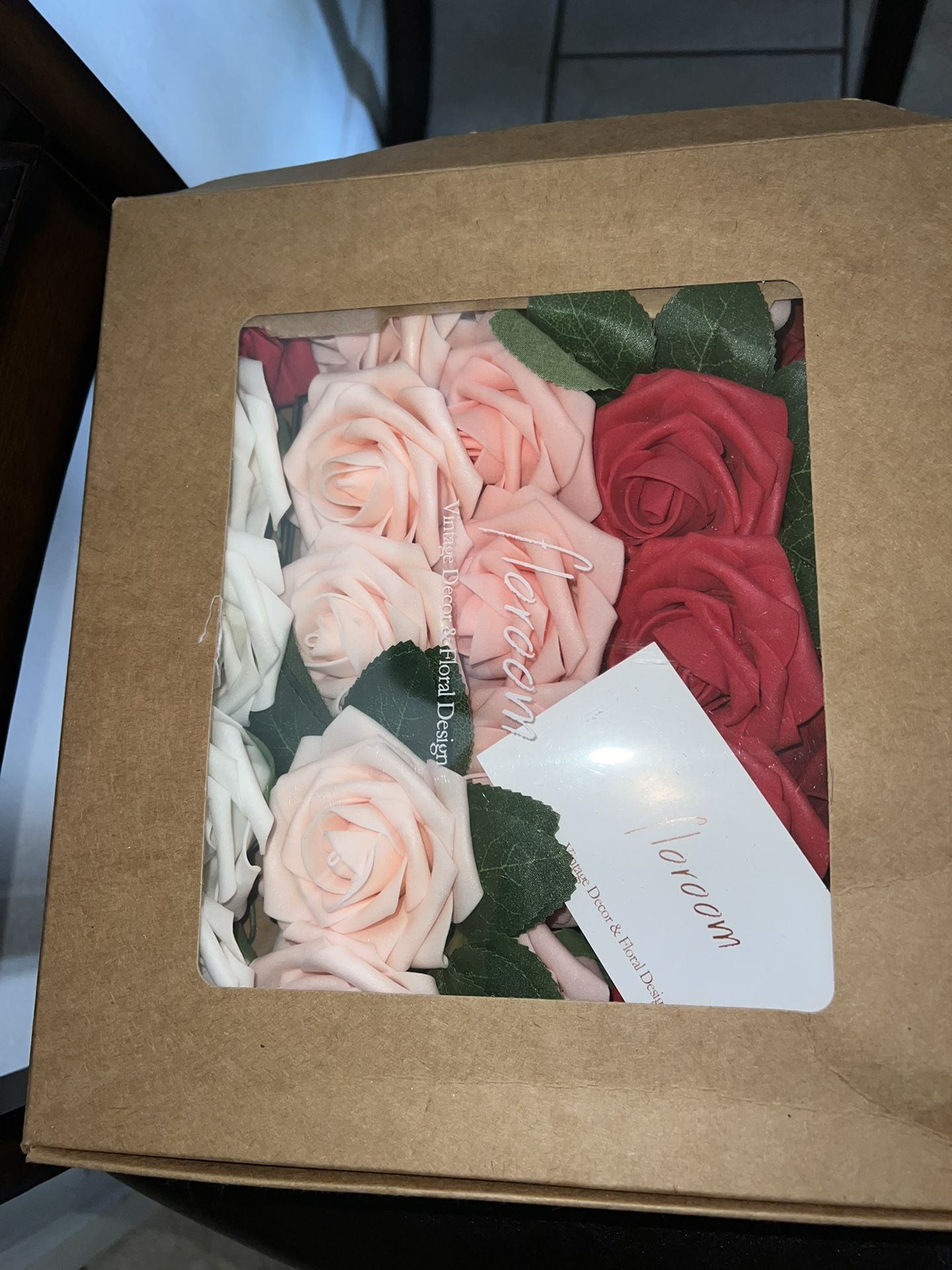 Red, Pink, White Roses Artificial 