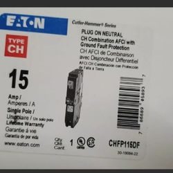 15 Amps Breaker Plugs On 