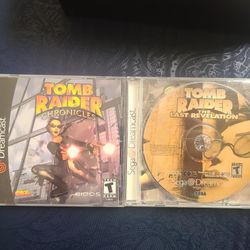 x2 Tomb Raider Games For Sega Dreamcast