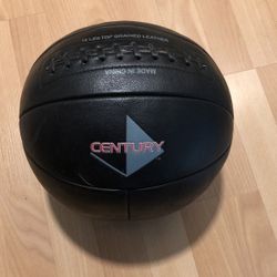 Century Leather 15lb Medicine Ball