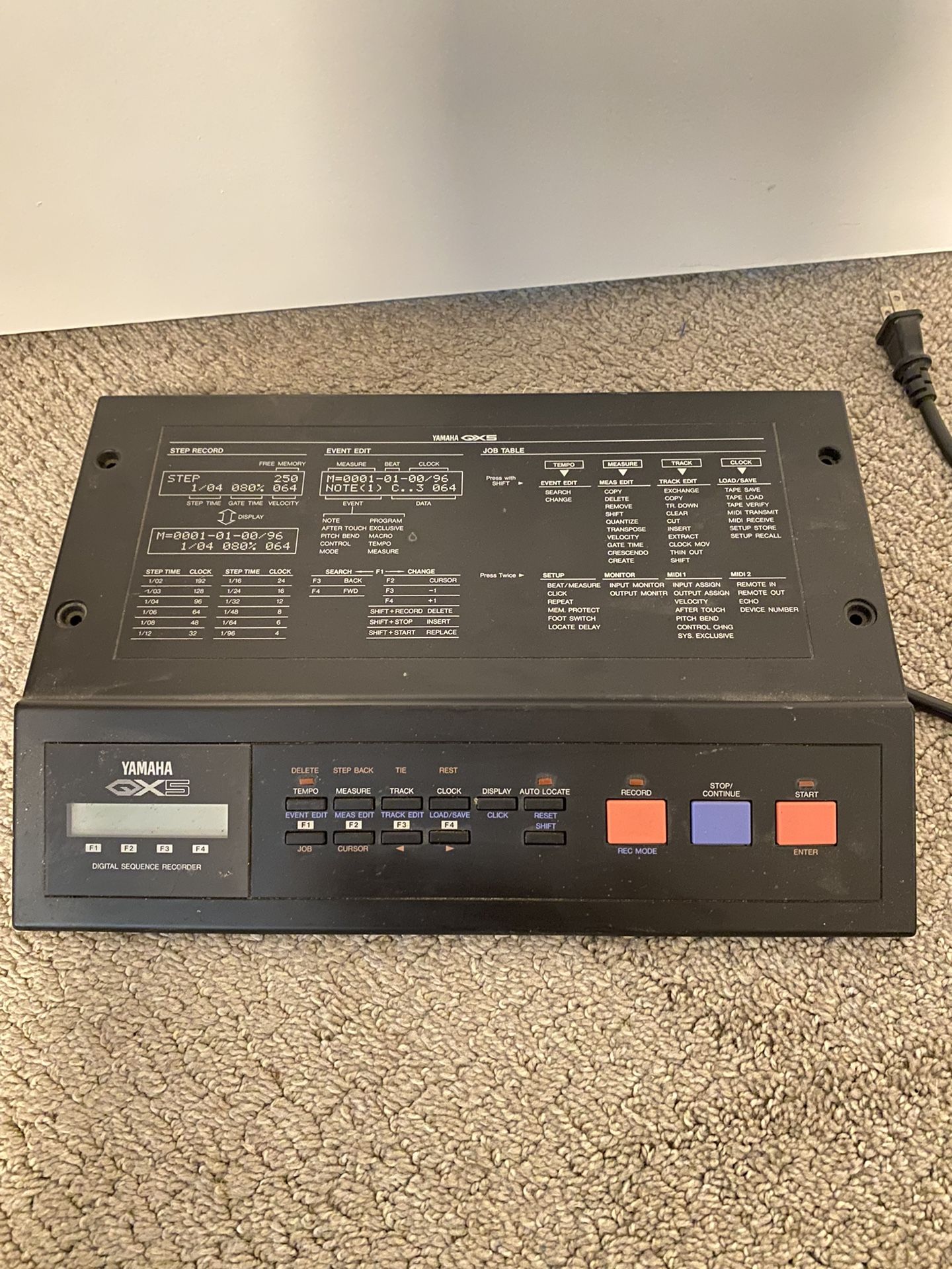 Yamaha Qx5 Digital Sequence Recorder