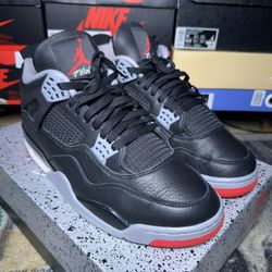 Air Jordan 4 Bred Reimagined Sz12