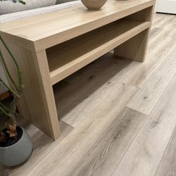 IKEA LACK Console table, white stained oak