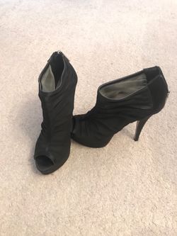 Baker’s black heeled booties