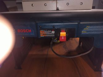 Bosch router stand with ryobi router