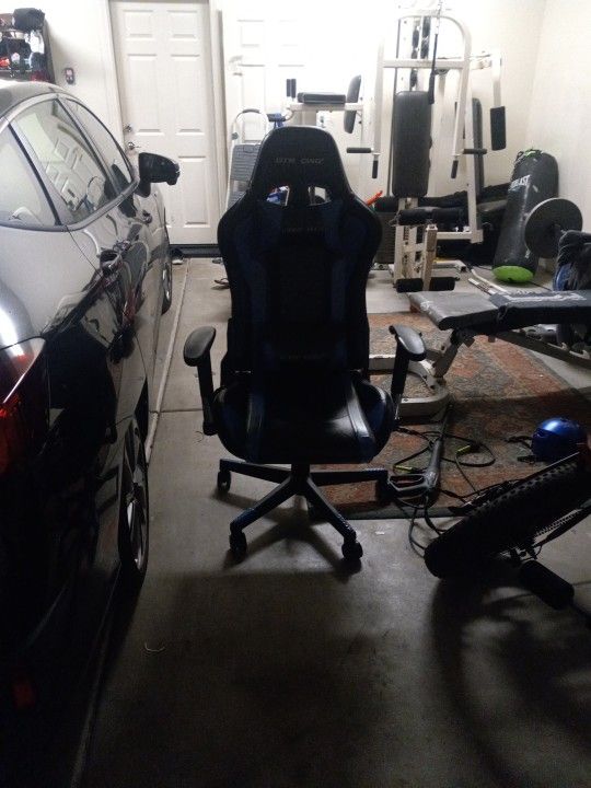 GTR Racing Gaming Chair Blue And Black