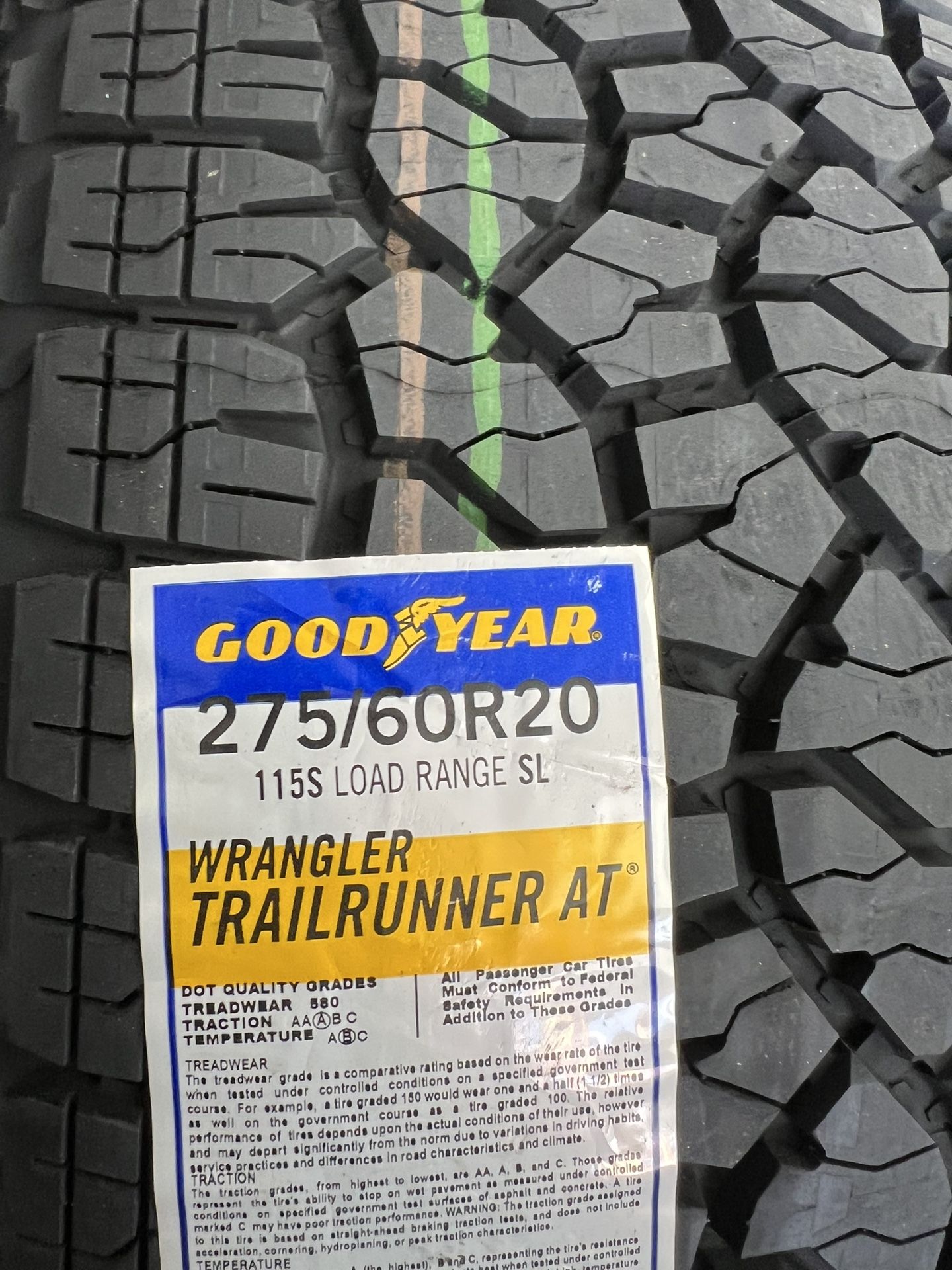 Goodyear Wrangler AT 275/60R20 115S BSW Tires (4 Pack), Fits  275/60/20 Goodyear Wrangler trailrunner AT gran oferta de 4 llantas montadas  y balansiadas 4 tires mounted  and balance  Goodyear Wrangler trailrunne