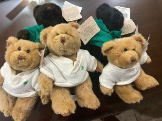 Vintage Russ “Bears From the Past” Fully Jointed Teddy Bears – St. Patrick’s Theme