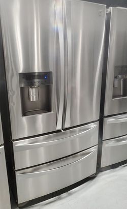 Kenmore 4 Door Stainless Steel Refrigerator Fridge
