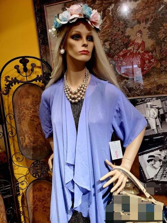 Fringed Shawl, Cape. Size S