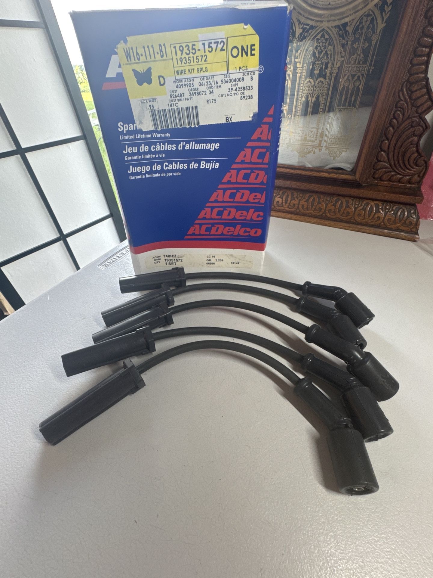 ACDelco Spark Plug Wire Set β Part #1(contact info removed) (748HH)
