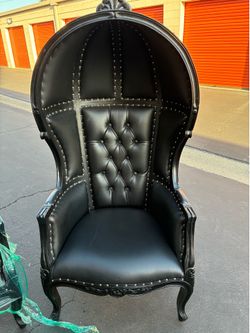 Chair Canopy Black balloon