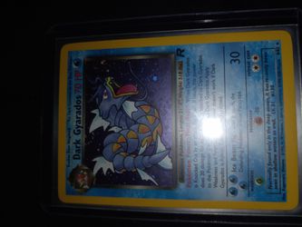 Gyradoes Dark Pokemon Card