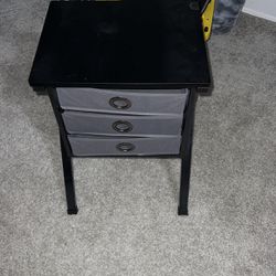 side table/ filing cabinet