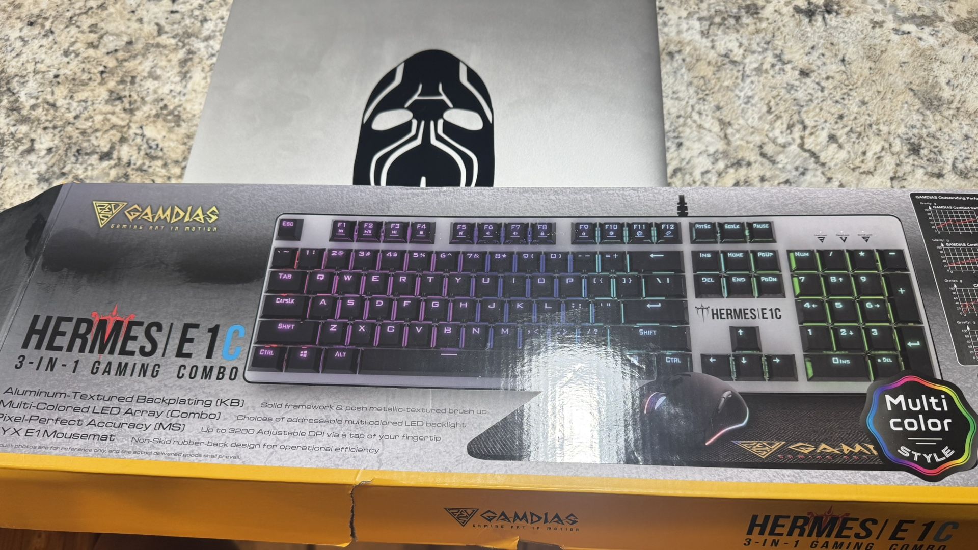 Gamdias Hermes 3 In 1 Gaming Keyboard And Mouse