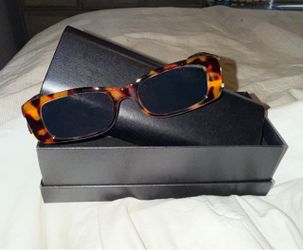 Tortoise Shell Rectangle Sunglasses