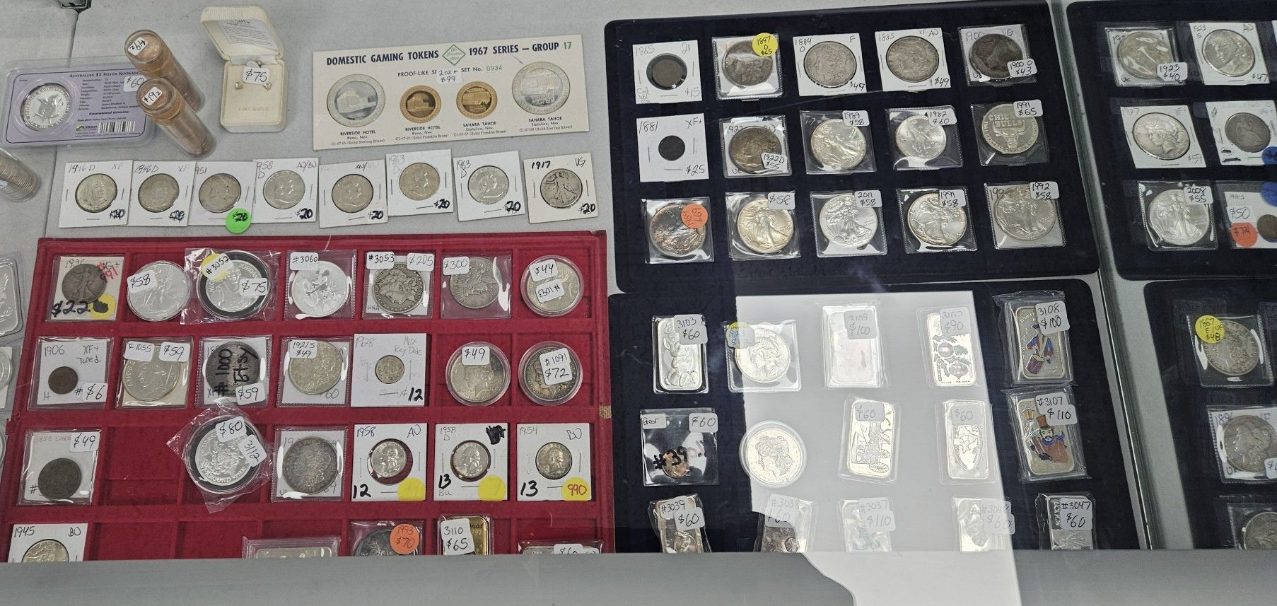 Coins, Sports Cards, Pokemon, Jewelry , Silver Bars ,Comics plus more!