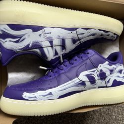 Nike Air Force 1 Purple Skeleton 