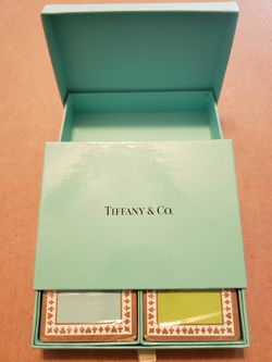 TIFFANY & Co.  Sealed Playing Card Set.