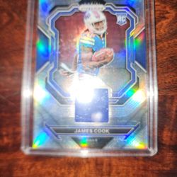 James Cook Prizm Rookie Patch