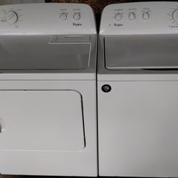 Set Whirlpool Washer And Electric Dryer 