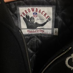 Mitchell & Ness Raiders Varsity Jacket
