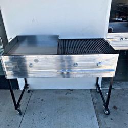 Plancha  20x24 Nueva Con Asador 20 × 24 Para Gas Propano Con Mangera En Offerta 
