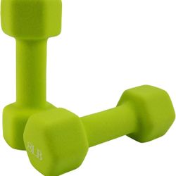 Dumbbells Set of 2 Exercise Fitness Dumbbell for Home Gym Free Weights Hand Hex Dumb Bells