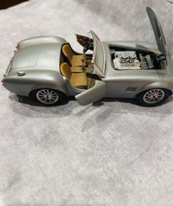 Silver Shelby Cobra Diecast Model Car
