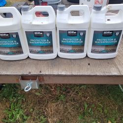 (4) One-Gallon Jugs of Behr Premium Concrete and Masonary Protector & Waterproofer