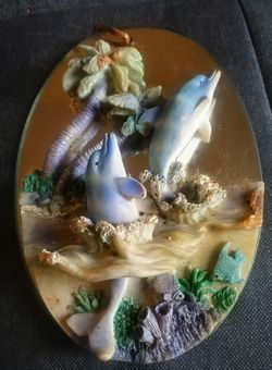 Dolphin Glass Mirror!