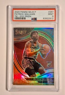 2020 Select Courtside Tie-Dye Prizm Patrick Williams Rookie /25 PSA 9 SSP Chicago Bulls