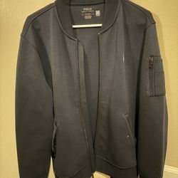 Navy Blue Ralph Lauren Polo Jacket