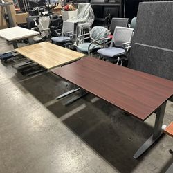 60x30 Electric Height Adjustable Tables! We Also Have Ergonomic Chairs And Monitor Arms!