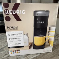 NEW Keurig K-Mini Coffee Maker - Sealed in Box (Black or Grey)