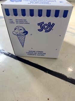 Joy Sugar Cones Box of 200