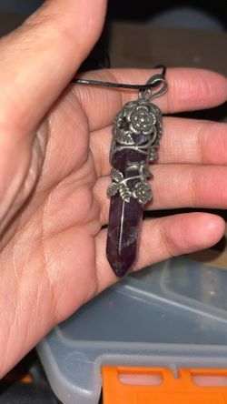 Crystal Necklace (Amethyst)