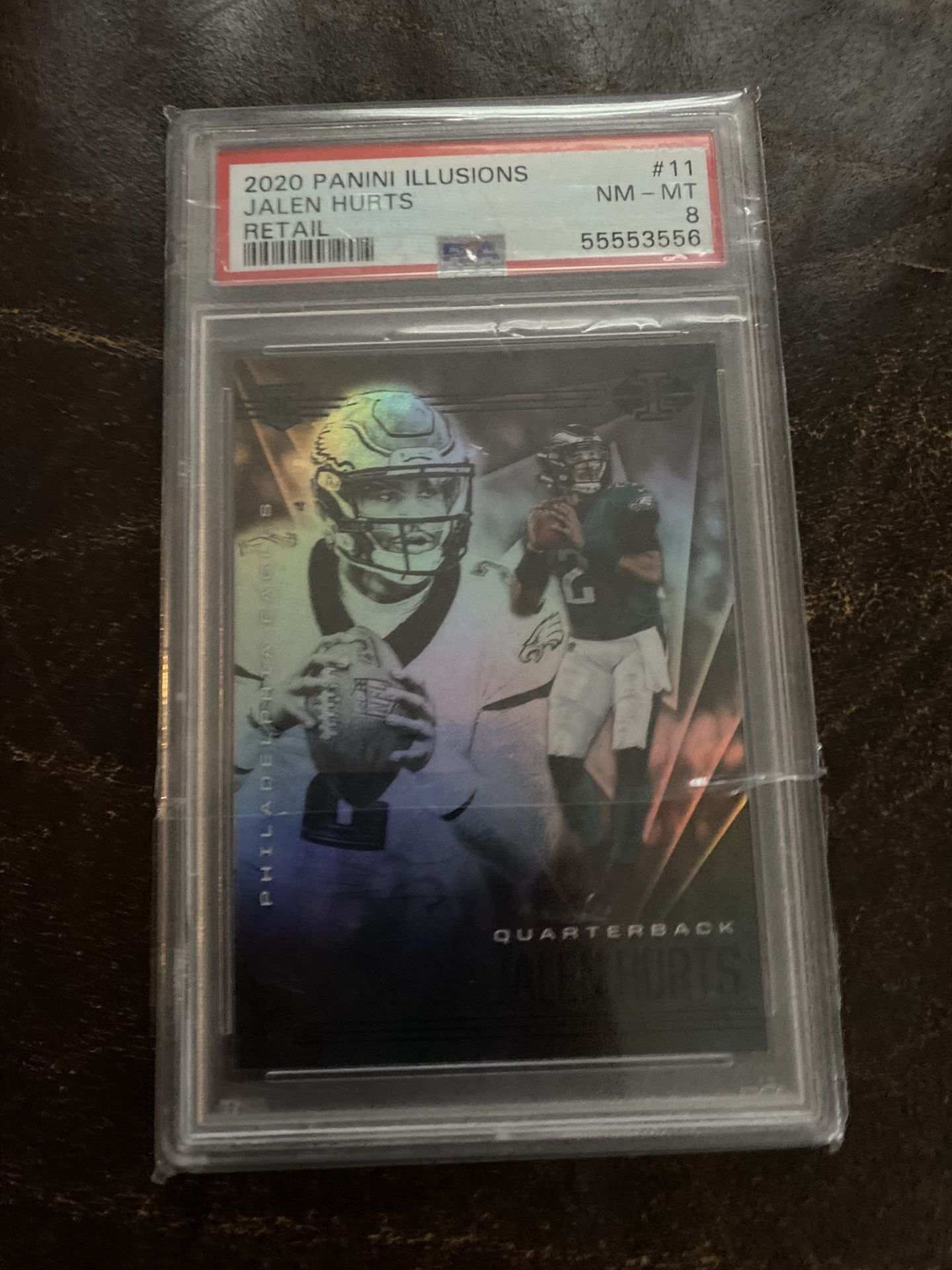 jalen hurts rookie psa 8