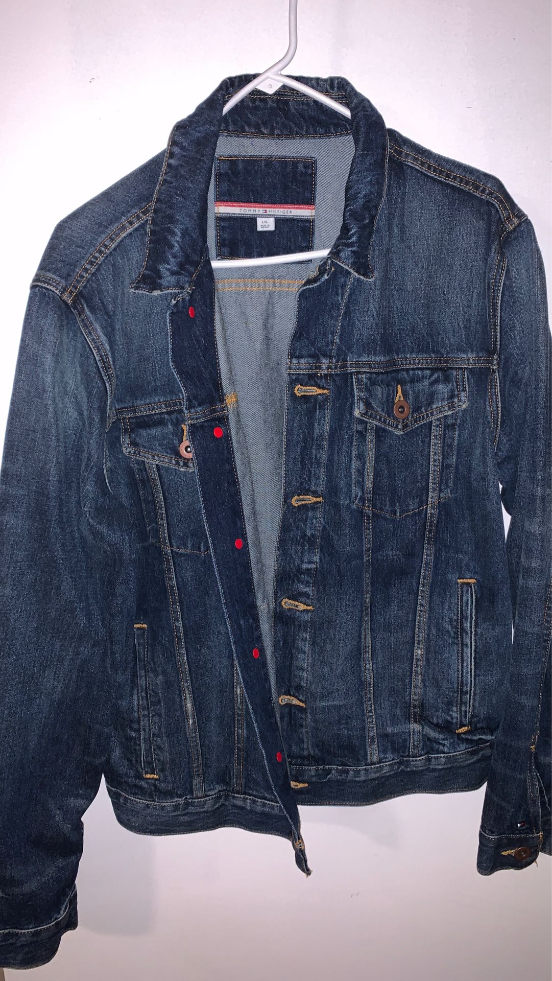 New Tommy Hilfiger Denim Jacket L