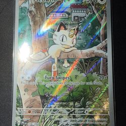 Pokemon Card Meowth #106 Illustration Rare