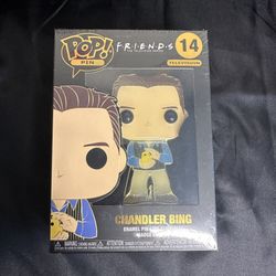 Chandler Bing Friends Funko Pop Pin 