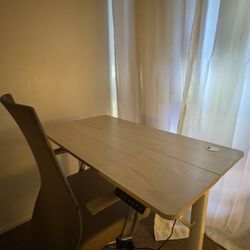 Rising Desk And Chair 
