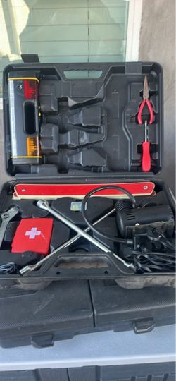 Roadside Emergency Kit in Hard Case