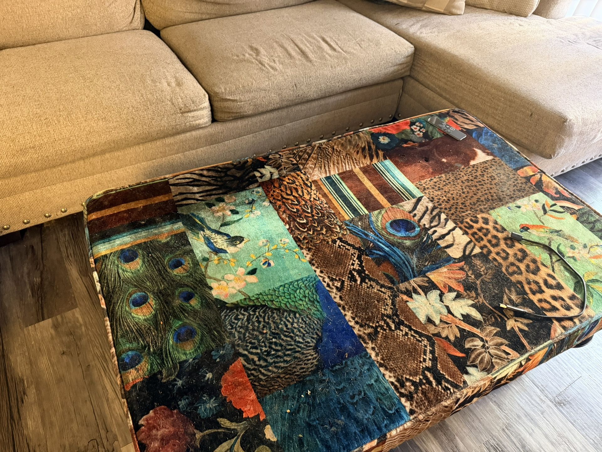 Free Oversized Couch And Ottoman