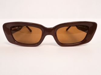 DMY BY DMY Preston Sunglasses – Chestnut Brown / Burgundy Designer Frames