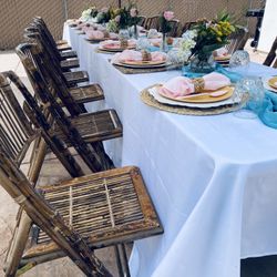Birthday Table Setup 