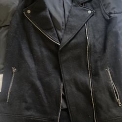 Banana Republic Black Wool Vest