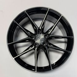 19" Vertini RFS1.8 19x8.5 5x114.3 +27 Dual Black Brushed