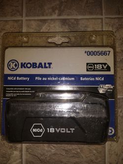 Kobalt NEW 18V Battery